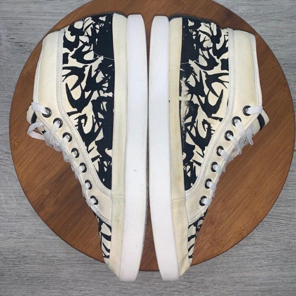 Puma McQ Alexander McQueen Men’s 8 Swallow Swarm White Canvas High Top Sneaker - Picture 8 of 12